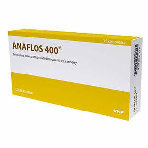 Anaflos 400 - 15 compresse 400 mg