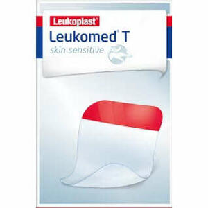 Leukomed - T skin sensitive medicazione post-operatoria trasparente con massa adesiva in silicone 7,2x5 cm 5 pezzi