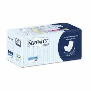 Serenity - Pannolone per incontinenza formato rettangolare senza barriera  30 pezzi