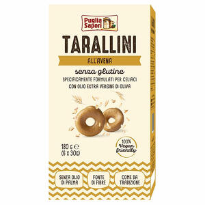 Puglia sapori - Tarallini all'avena 6 bustine da 30 g