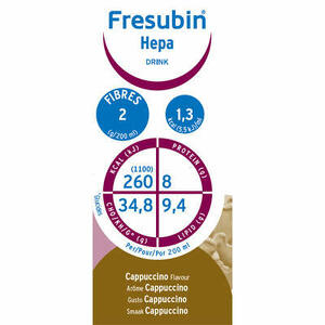 Fresubinhepadrink - Fresubin hepa drink cappuccino 4 x 200 ml