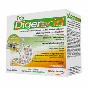 Pool pharma - Trio digeracid 12 bustine