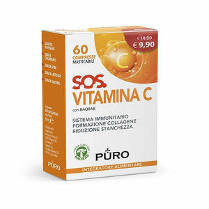 Puro sos - Vitamina c 60 compresse masticabili