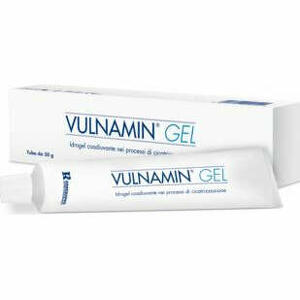 Vulnamin - Medicazione interattiva in gel a base di aminoacidicostitutivi del collagene e sodio jaluronato tubo 50 g