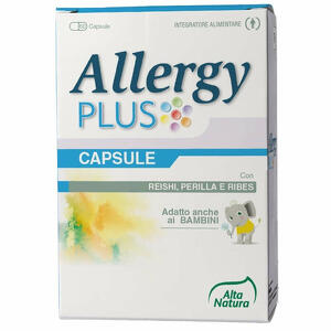 Alta natura - Allergy plus 60 capsule 500 mg