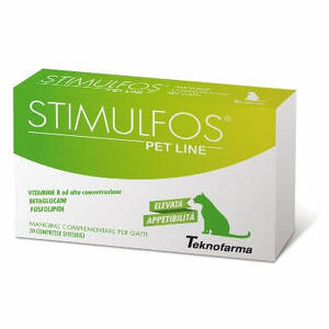 Stimulfos - Pet line gatto mangime complementare scatola 30 compresse