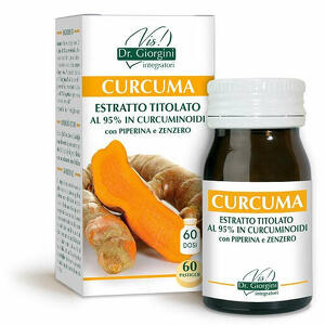 Giorgini - Curcuma estratto titolato 95% curcuminoidi 60 pastiglie