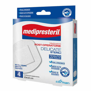 Medi presteril - Medicazione post operatoria medipresteril delicata tnt 10x10cm 5 pezzi