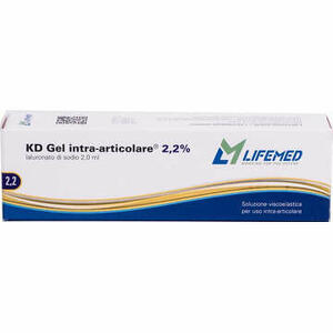 Kd gel intra-articolare 2,2% - Siringa intra-articolare kd gel 2,2% acido ialuronico 2 ml