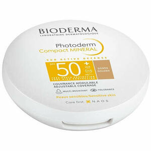 Bioderma - Photoderm compact mineral dore' spf50+ 10 ml