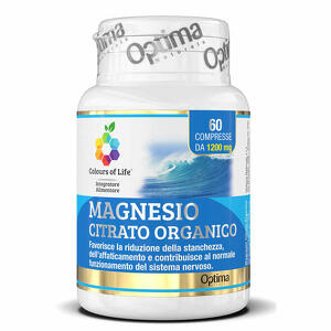 Colours of life - Magnesio citrato organico 60 compresse 1200 mg