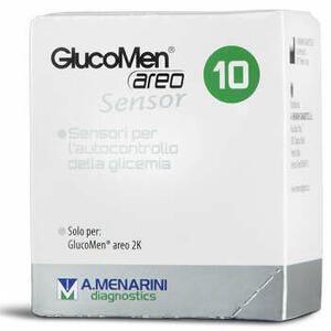 Glucomen - Strisce  areo sensor per analisi del glucosio 10 pezzi