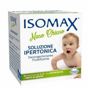 Isomax - Soluzione ipertonica  naso chiuso 20 flaconcini da 5 ml