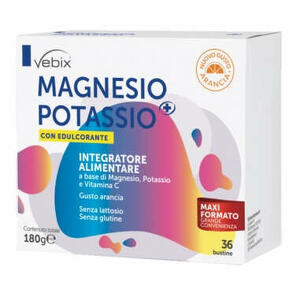 Vebix - Magnesio potassio + con edulcorante 36 buste 5 g