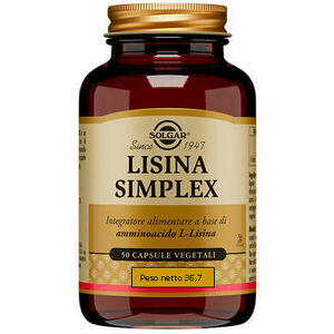 Solgar - Lisina simplex 50 capsule vegetali