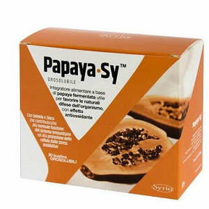 Syrio - Papaya-sy 20 bustine 92 g polvere orosolubile
