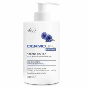 Vebix - Dermoline fiordaliso sapone liquido 300 ml