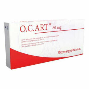 O.c. art 80 mg - Siringa intra-articolare oc art acido ialuronico 80 mg 4ml