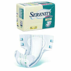 Serenity - Pannolone per incontinenza serenity softdry formato super taglia medium 30 pezzi