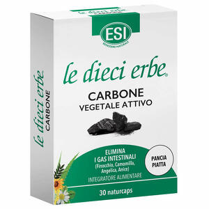 Carbone - Esi le dieci erbe  vegetale attivo 30 naturcaps