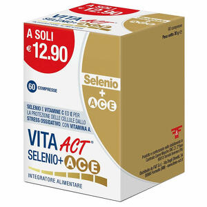 Selenio + ace - Vita act selenio+ace 60 compresse