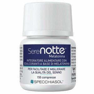 Specchiasol - Serenotte melatonina 1 mg 150 compresse