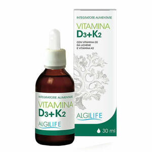 Algilife - Vitamina d3+k2 gocce 30 ml