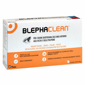 Lab.thea - Blephaclean garze oculari sterili a base di acido ialuronico 20 pezzi