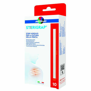 Master aid - Master-aid sterigrap strip adesivo sutura ferite 100x6 mm 10 pezzi