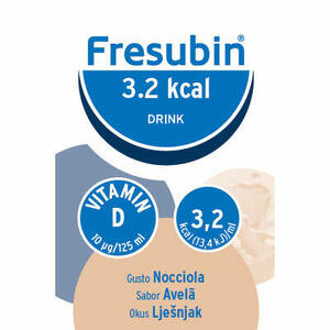 Fresubin3.2 kcaldrink - Fresubin 3,2 kcal drink nocciola 4 x 125 ml