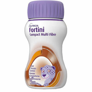 Nutricia - Fortini compact multi fibre cioccolato caramello 4 bottiglie da 125 ml