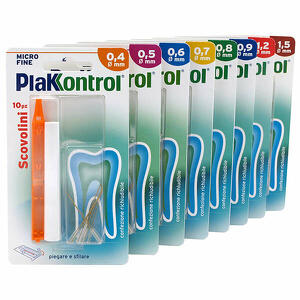 Plakkontrol - Plakkontrol scovolino 1,2 mm 10 pezzi