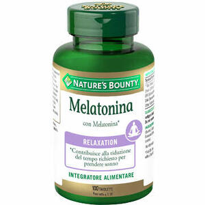 Nature' s bounty - Melatonina 100 tavolette