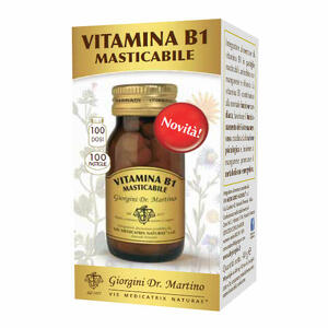 Giorgini - Vitamina b1 masticabile 100 pastiglie