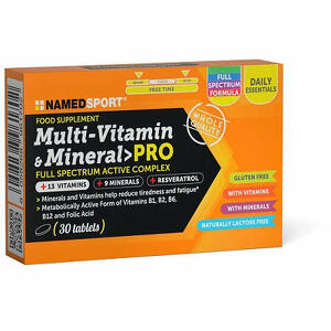 Named - Multi-vitamin&mineral pro 30 compresse