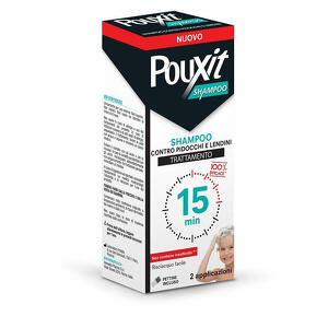 Pouxit - Shampoo contro pidocchi e lendini  trattamento con pettine incluso 200 ml