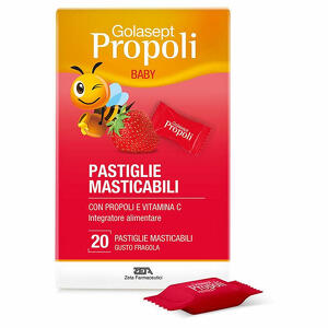 Golasept - Propoli baby fragola 20 pastiglie masticabili