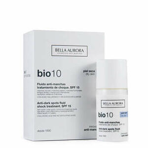 Bella aurora bio 10fluido anti-macchie pelli secche - Bio10 antimacchie trattamento shock pelle secca