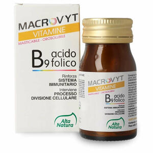 Alta natura - Macrovyt acido folico 40 compresse
