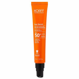 Korff - Sun secret fluido viso antimacchie spf50+ 50 ml