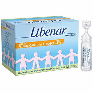 Libenar - Fiale ipertoniche  aerosol 3% 30 pezzi
