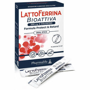 Pharmalife research - Lattoferrina bioattiva 15 stick x 7,5 ml