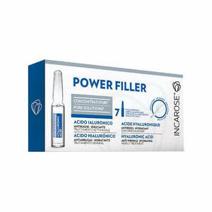 Incarose - Power filler acido ialuronico 7 fiale x 1,3 ml