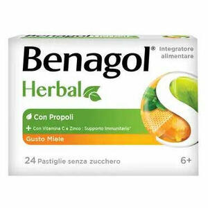 Benagol - Herbal miele 24 pastiglie