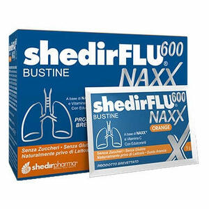 Shedir - Flu 600 naxx arancia senza zuccheri 20 bustine