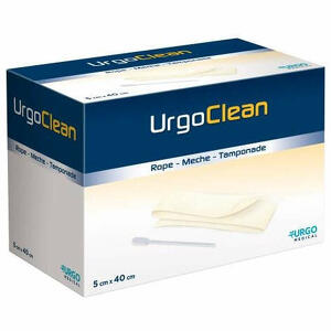 Urgo - Medicazione tnt assorbente gelificante clean rope 5x40 cm 5 pezzi