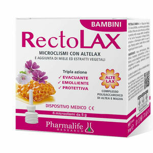 Pharmalife research - Rectolax bambini microclismi 6 pezzi da 5 g