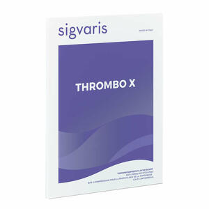 Sigvaris - Calza a coscia thrombo-x bianco m corto