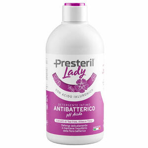 Lady presteril - Detergente intimo antibatterico/ph acido 500  ml