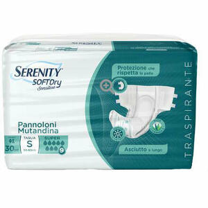 Serenity - Pannolone mutandina  sd sensitive super l 15 pezzi